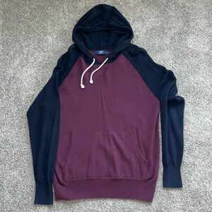 J. Crew 100% Cotton Pullover Hoodie